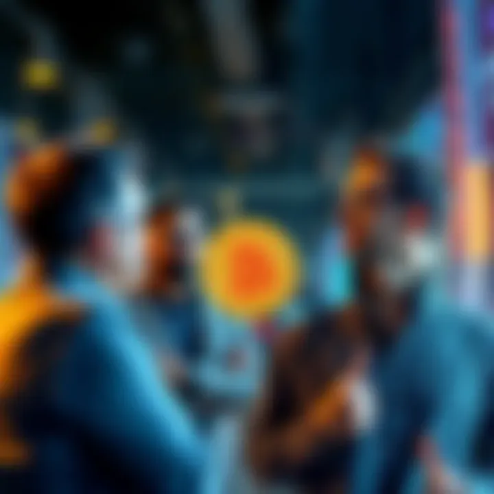 A group of seasoned investors discussing their experiences with Bitcoin investments, highlighting confidence in the market despite its volatility.