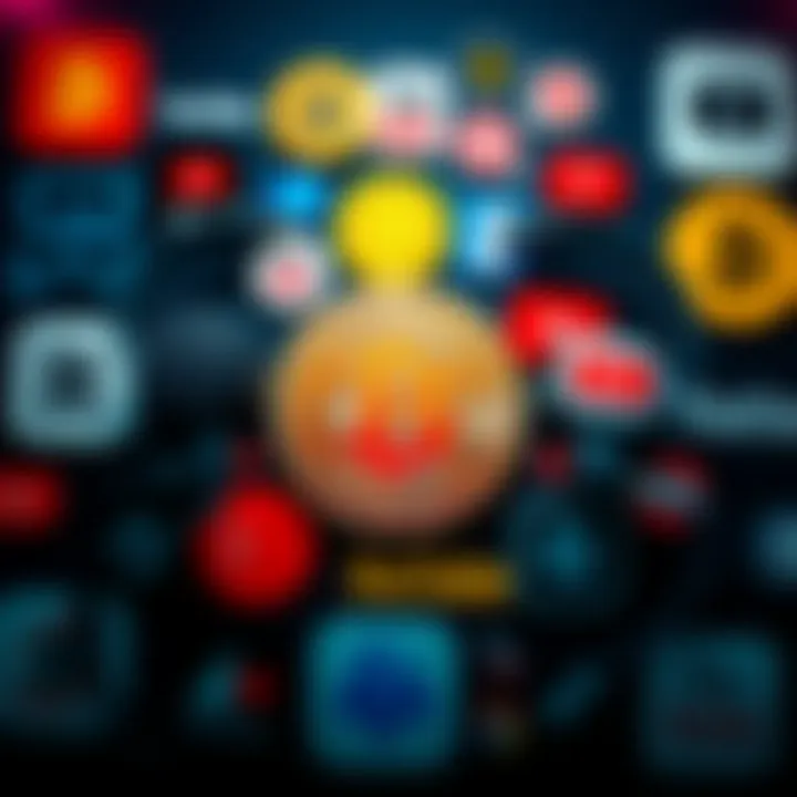 Bitcoin Learning Resources A collage of Bitcoin podcast logos and YouTube channel icons, showcasing audio content for learning about Bitcoin