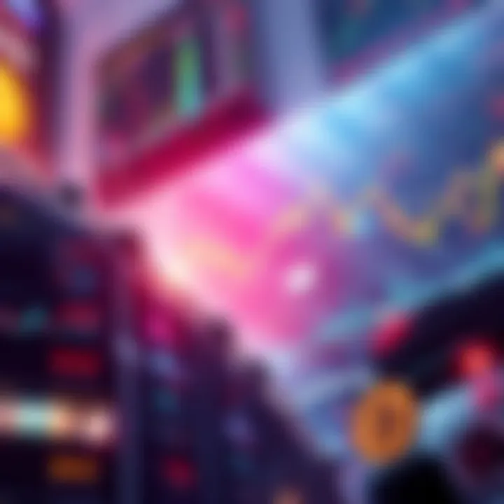 Bitcoin market dip Large Bitcoin holders selling their assets at low prices, causing a market downturn with charts showing falling prices