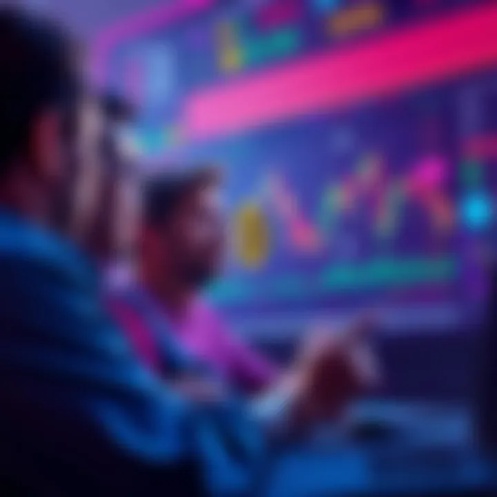 Investors looking at Bitcoin price charts, concerned about the drop in value and discussing potential buying opportunities on a forum.