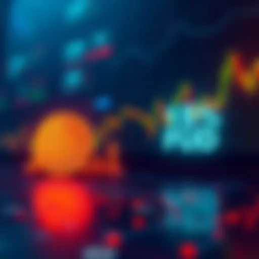 Bitcoin Market Sentiment A graphic showing the division of Bitcoin sentiment with 20% FOMO and 15% FUD, set against a backdrop of fluctuating market lines and regulatory icons.
