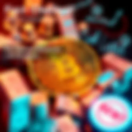 A graphic showing a Bitcoin meme with text discussing its accuracy, surrounded by icons of money and charts, highlighting the crypto theme.