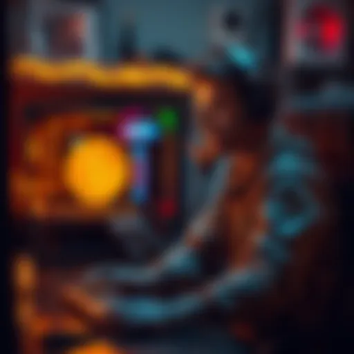 A Bitcoin miner sitting in front of a simple gaming PC, mining cryptocurrency in 2011.