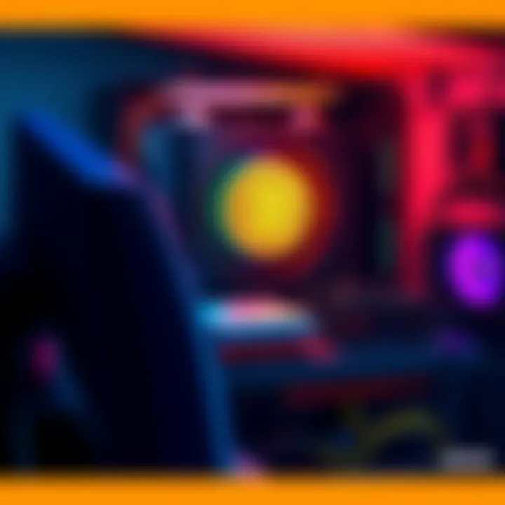 A beginner's Bitcoin mining rig with a computer and mining hardware in a room