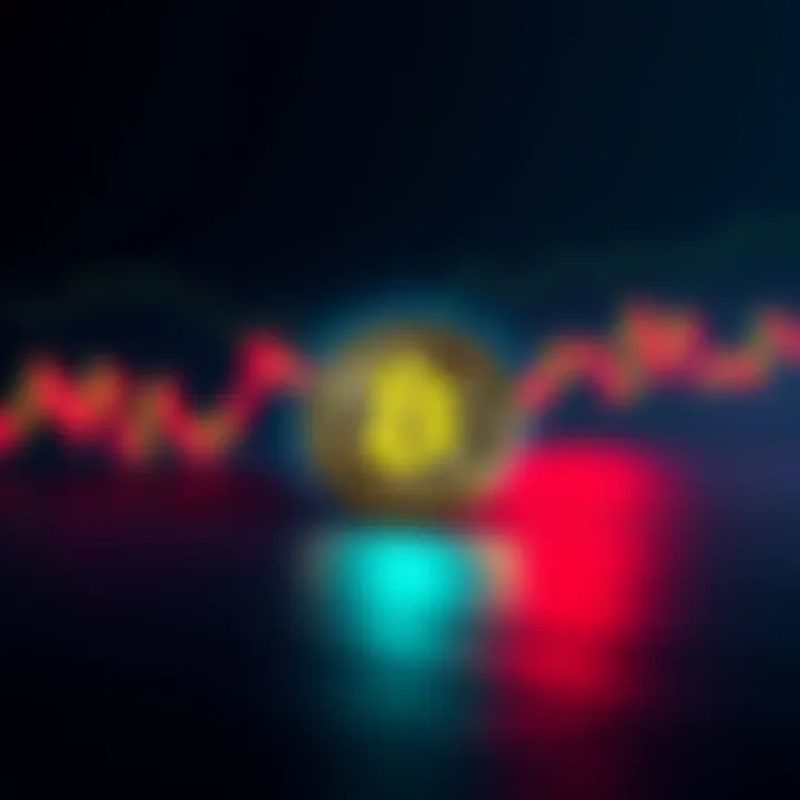 Bitcoin nearing 60K Bitcoin logo with a graph showing a decline and concerns over a potential drawdown