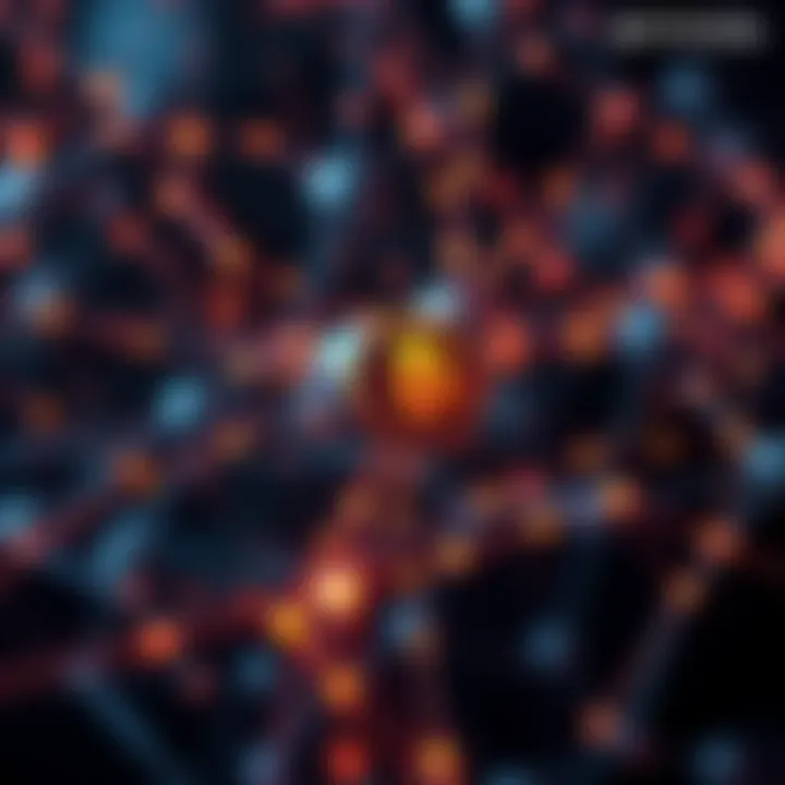A visual representation of Bitcoin nodes with interconnected lines symbolizing network support, highlighting the importance of participation.