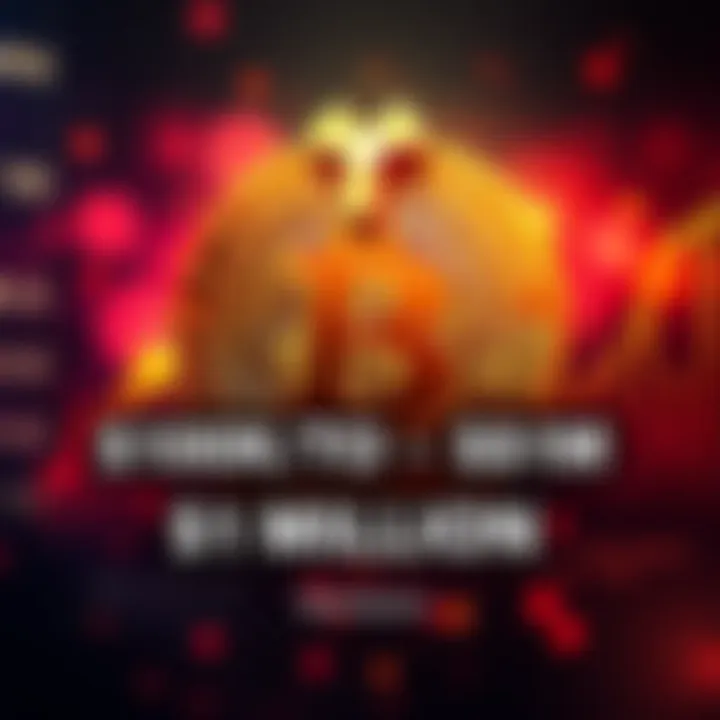 A bold graphic showing Bitcoin's potential growth, highlighting the $100K to $1M prediction with arrows and text.