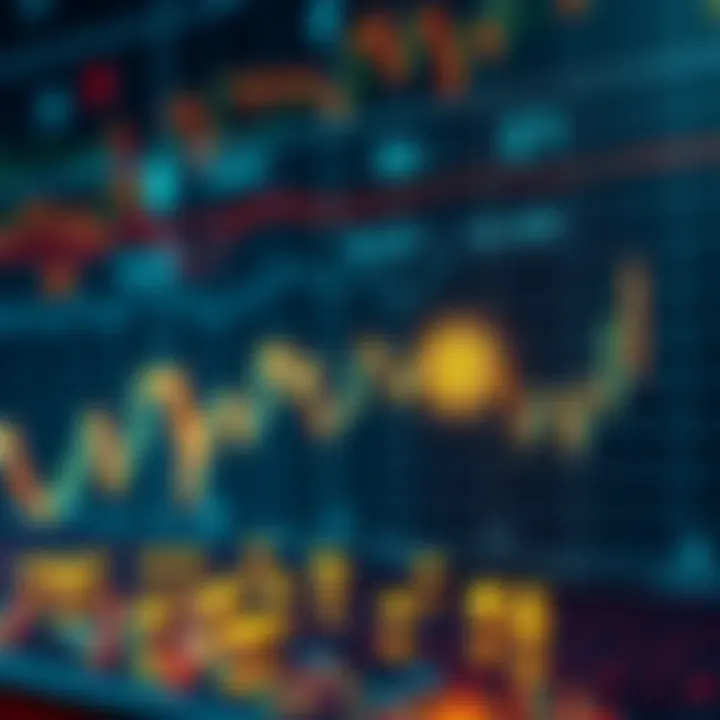 A visual representation of Bitcoin's price fluctuations showing a downward trend with potential recovery points marked.