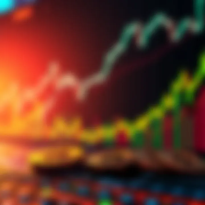 Visual representation of Bitcoin price trends and speculation on future value