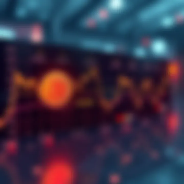 A line chart showing Bitcoin's price fluctuations between $60,000 and $69,000, with a highlighted potential drop to $55,000.