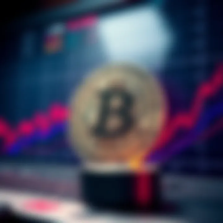 A Bitcoin price chart showing fluctuating values, illustrating the discussion about Bitcoin reaching high prices again.