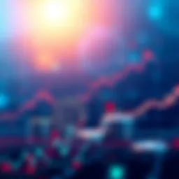 A chart showing recent fluctuations in Bitcoin prices over the past few days with trend lines and price points.