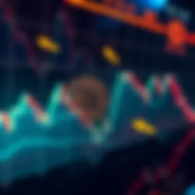 A price chart showing Bitcoin's decline and potential rebound near the 40K mark, with arrows indicating buying opportunities.