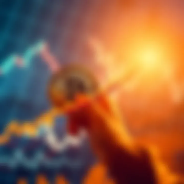 Bitcoin Price Chart A Bitcoin price chart showing a rise to $64,000 with a highlighted 200-week moving average line
