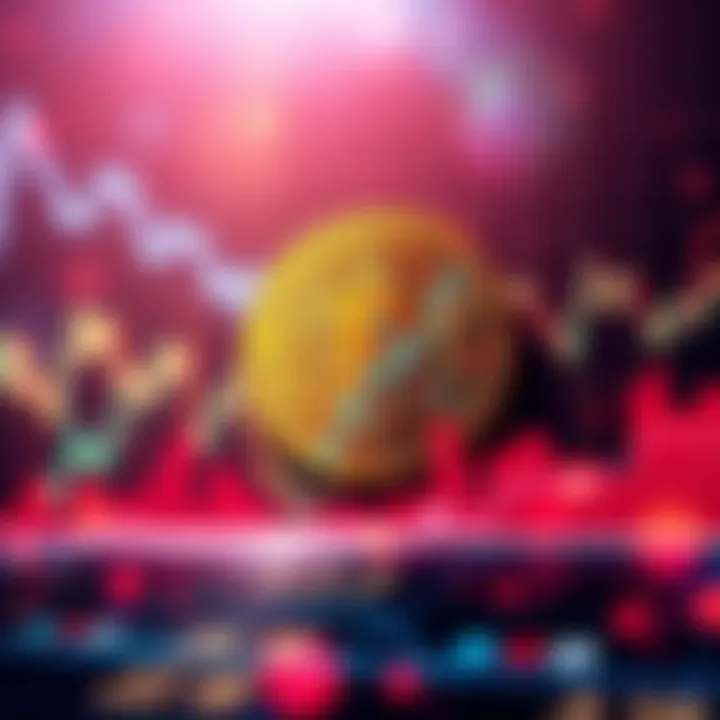 Bitcoin Price Chart A fluctuating Bitcoin price chart showing a struggle to maintain the $60,000 level amidst economic news.