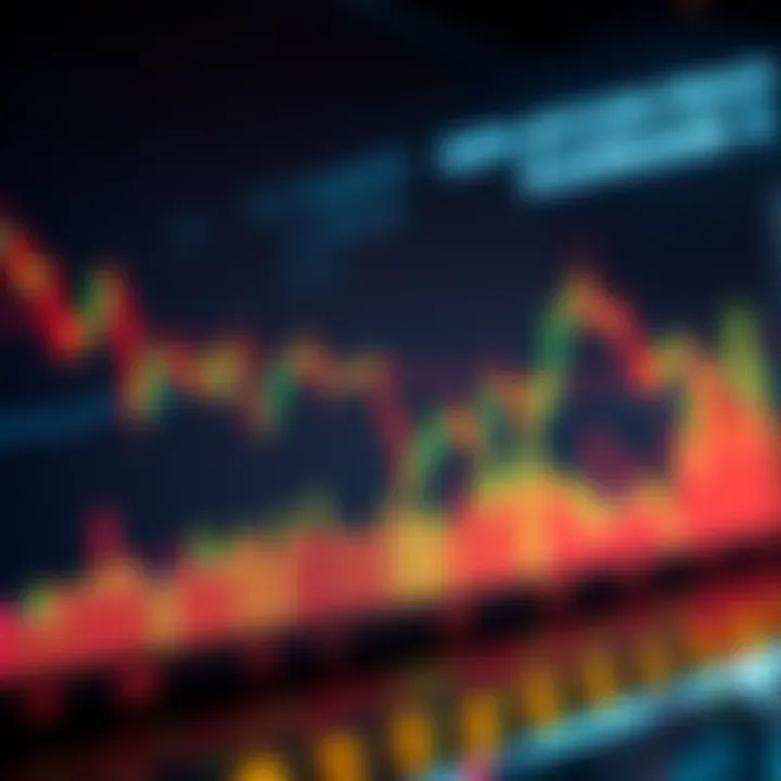 A graph showing Bitcoin prices trending downwards toward $20,000 with red and green markers indicating potential buying opportunities.