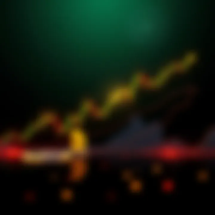 A line chart showing Bitcoin's recent upward movement, indicating a potential trend reversal with green candles and supportive indicators.