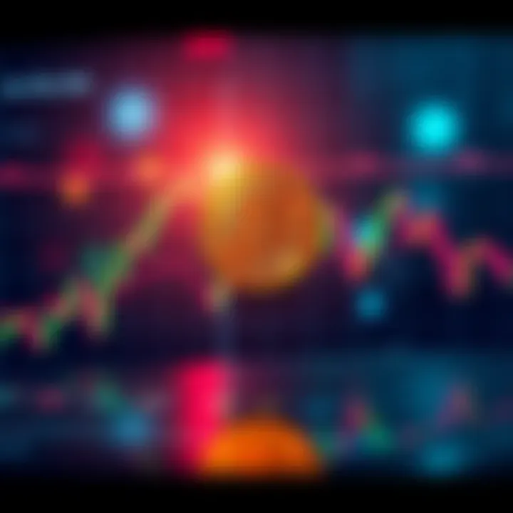 A chart displaying Bitcoin's price fluctuations indicating a recent decline with trends analyzed by experts.