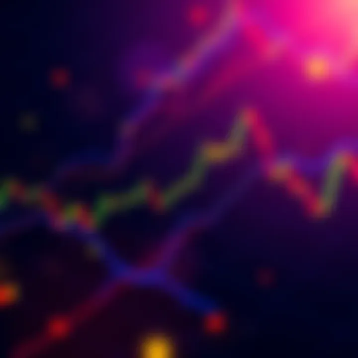Bitcoin price chart with downward trend A chart showing Bitcoin's price declining, highlighting the area around $30k as a potential stabilization point.