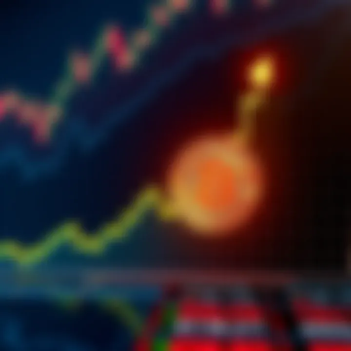 A Bitcoin price chart showing recent corrections but indicating an upward trend with optimism for future gains