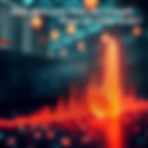 A graph showing Bitcoin price with a peak at 125K USD and a downward trend, symbolizing market uncertainty.