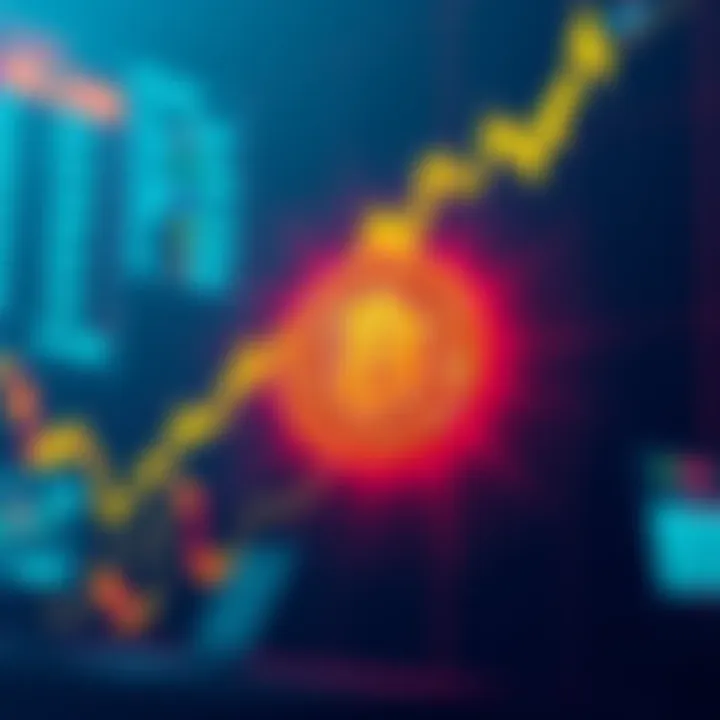 Graph showing Bitcoin price dropping to zero with worried traders