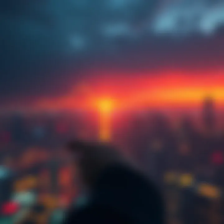 Graph showing Bitcoin price falling below $104K against a backdrop of global tensions
