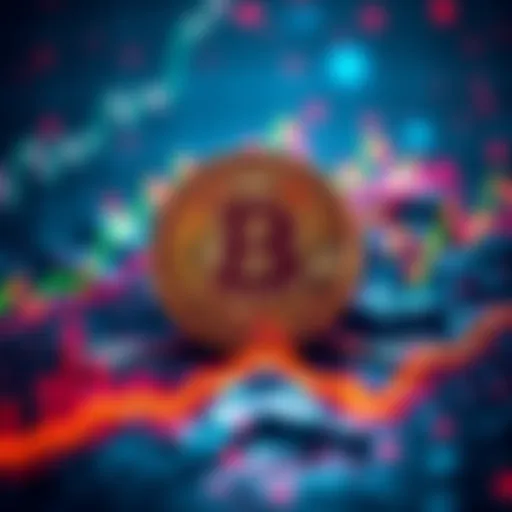 A visual representation of Bitcoin's price decline below $70K with a graph showing market fluctuations and investor reactions.