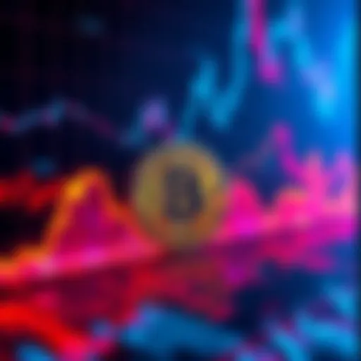 Graph showing Bitcoin's price decline below $65,000 with liquidation of crypto longs