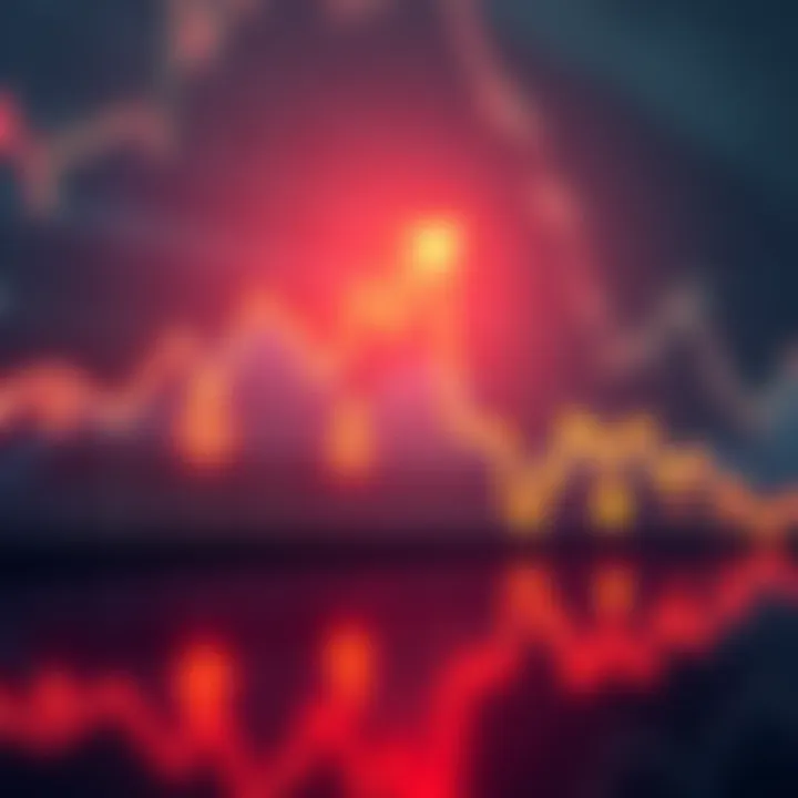 A graph showing Bitcoin's price dropping below $80,000, with downward arrows indicating the decline.