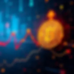 Graph showing Bitcoin's price drop from $97,000 to $90,000 with arrows indicating movement.