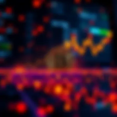 Graph showing Bitcoin price changes over time with fluctuations linked to external events like interest rates and market speculation.