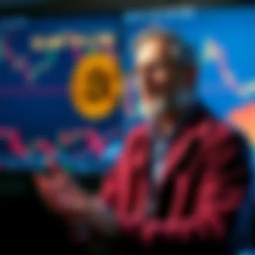 Bitcoin Price Prediction Astrophysicist Stephen Perrenod discussing Bitcoin's potential price rise with charts and graphs in the background.