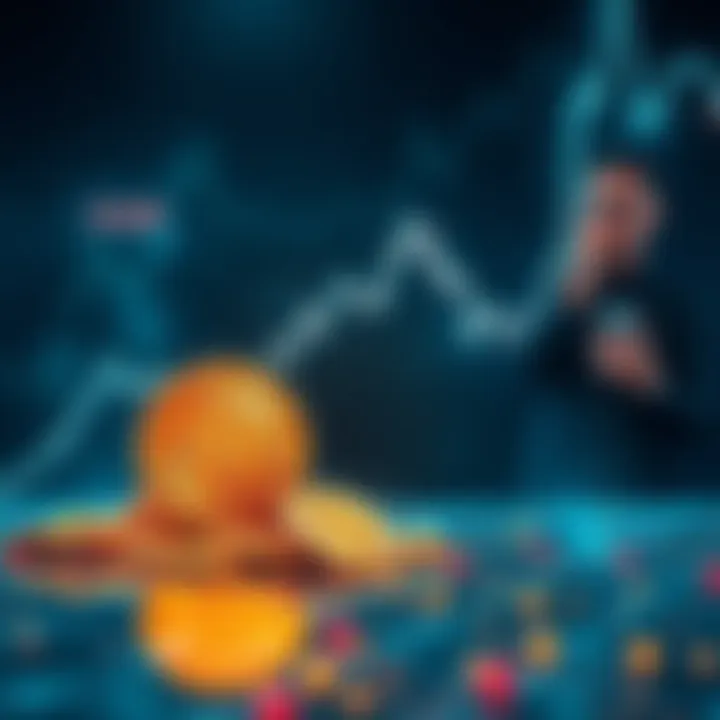 Graph showing Bitcoin price dropping towards $60,000 with worried investors watching
