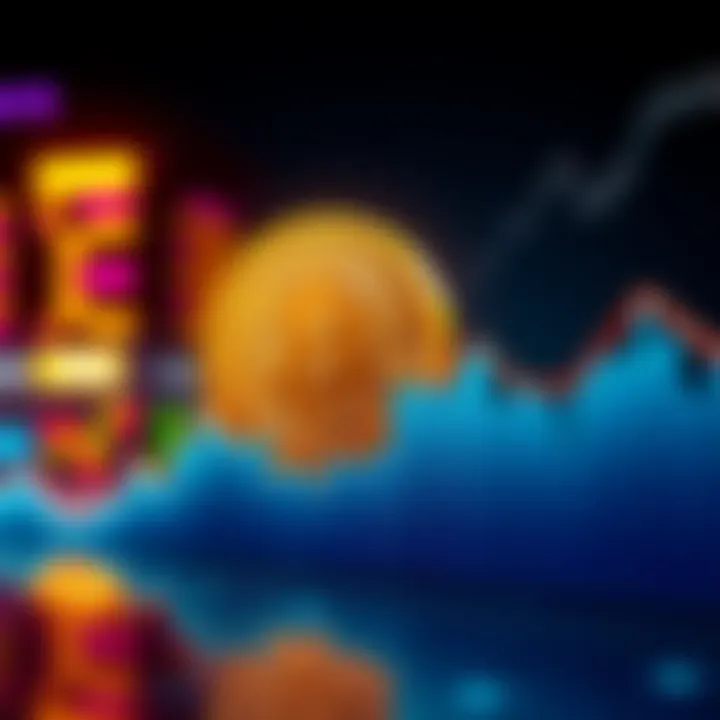 Graph showing Bitcoin's price significantly higher than its fundamental value, symbolizing market concerns