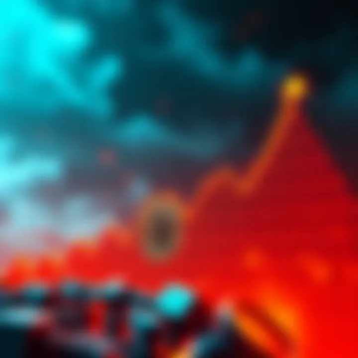 Bitcoin Price Surge A graph showing Bitcoin's price approaching 94k, with upward trends and investor reactions.