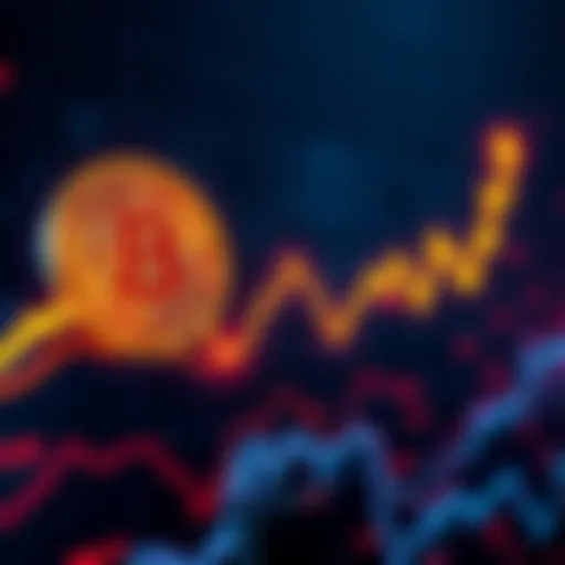 Graph showing Bitcoin price increasing, with a bold prediction of surpassing 200K