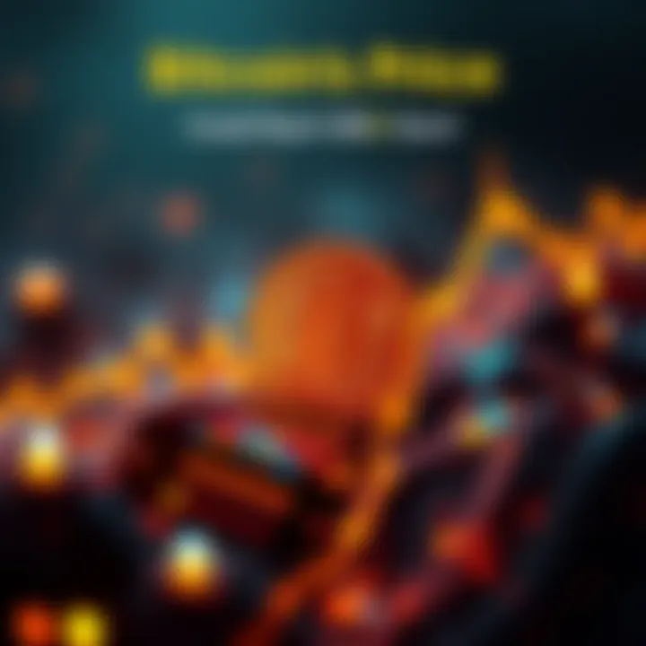 A graphical representation of Bitcoin's price hitting new highs with a bullish trend line