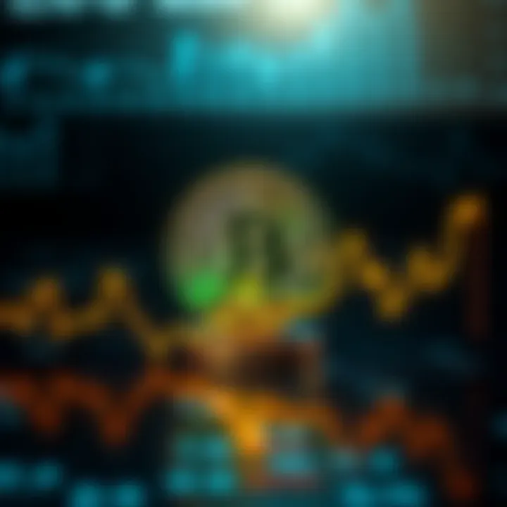 Graph showing Bitcoin price predictions for the 2030s with fluctuations between high and low points.
