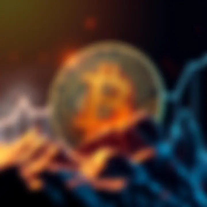A graphic showing a large Bitcoin symbol with upward trending graphs, symbolizing a $22 million acquisition and investment strategy.