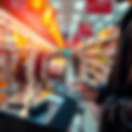 A person using a smartphone to spend Bitcoin at a store checkout