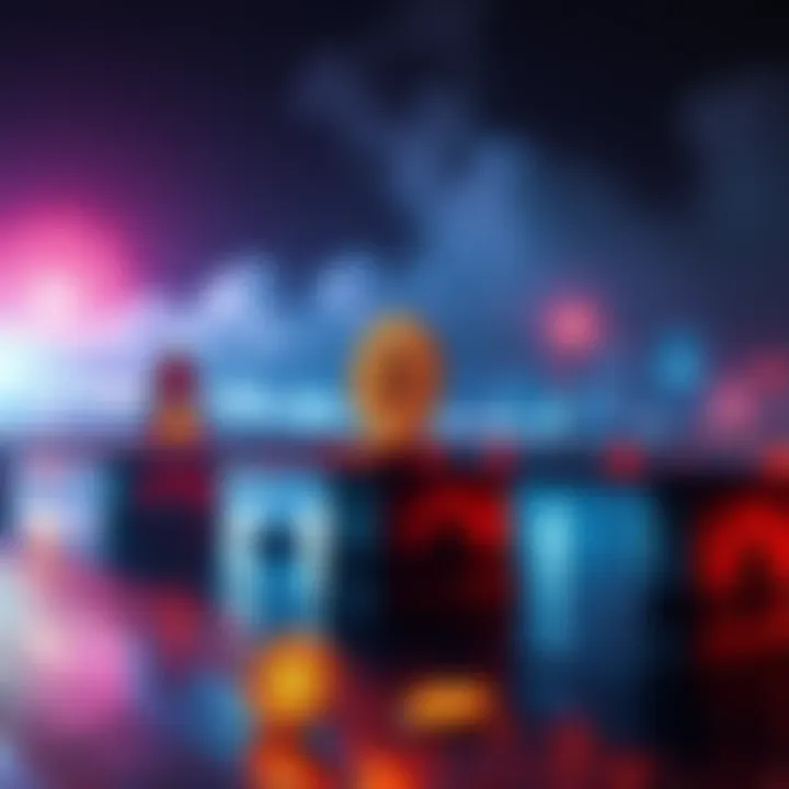 An artistic representation showing Bitcoin as a bridge between traditional finance and modern digital life, with vibrant colors symbolizing innovation and change.