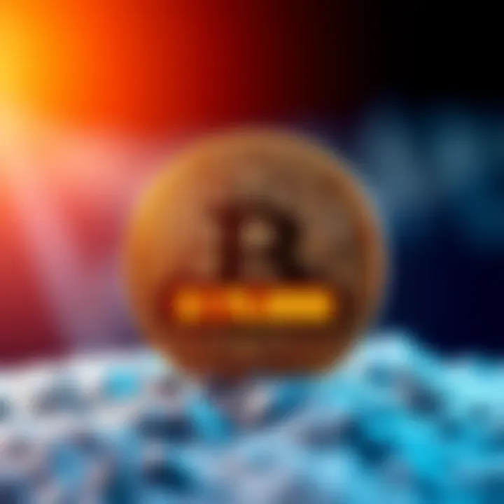 A visual representation of a Bitcoin symbol with a price tag showing $70,000, highlighting the opportunity of a $1 million Bitcoin for sale.