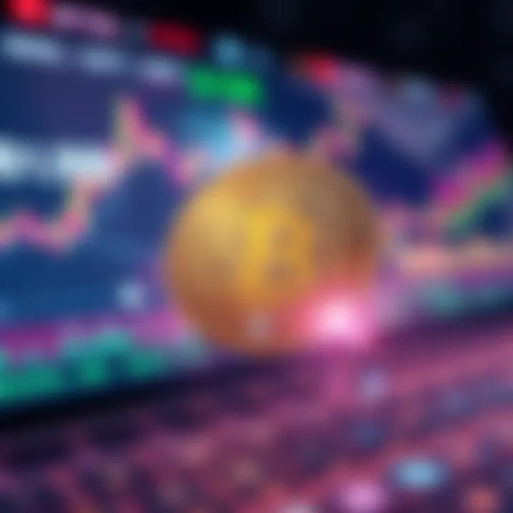 Bitcoin being sold A visual representation of Bitcoin being sold on a digital market platform, with a focus on a significant financial transaction, reflecting the $1.25 billion strategy.