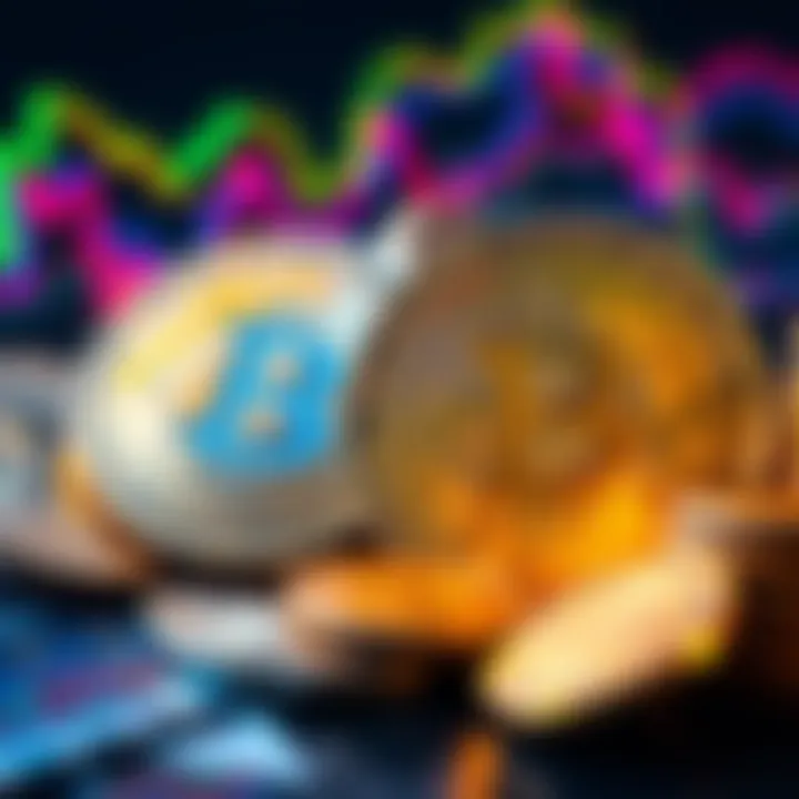 A visual representation of Bitcoin coins and a question mark, symbolizing the debate over Bitcoin's scarcity theory.
