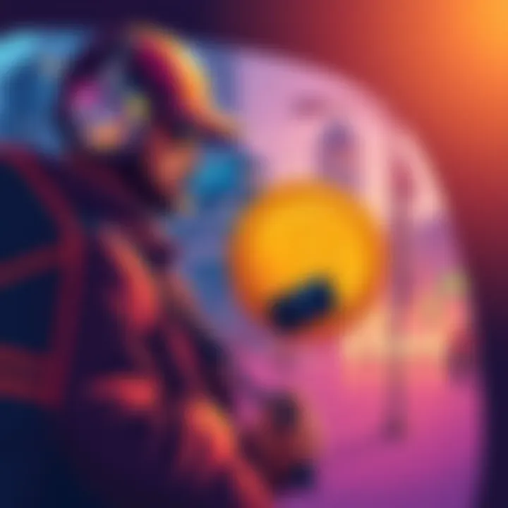 Illustration of a traveler securing their Bitcoin Ledger wallet while on the move