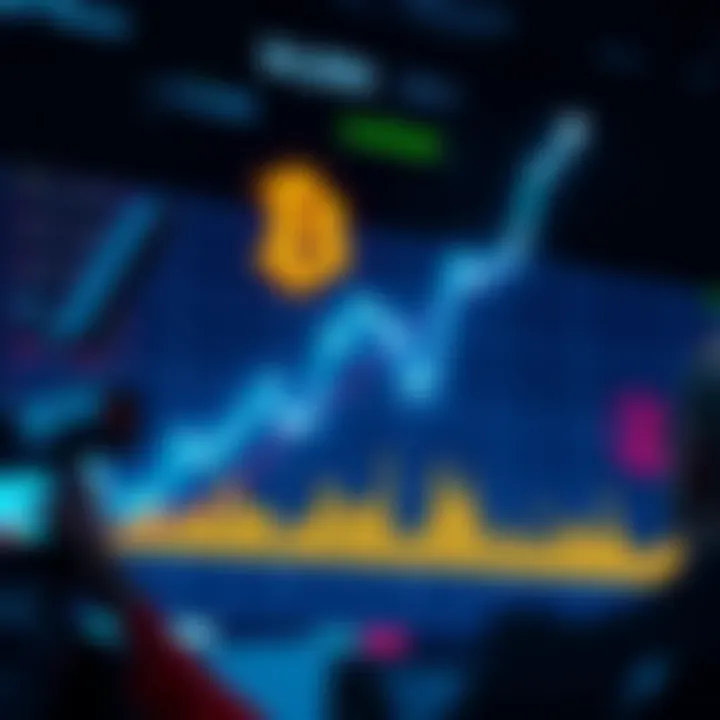 A graph showing Bitcoin price soaring above 80,000 with shocked investors in the background.