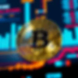 A close-up of the Bitcoin symbol displayed on a digital screen, representing its impact on finance.