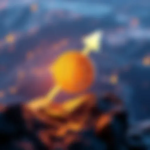 Bitcoin soaring in 2026 A graphic showing Bitcoin's symbol with an upward arrow, symbolizing growth and success in 2026.