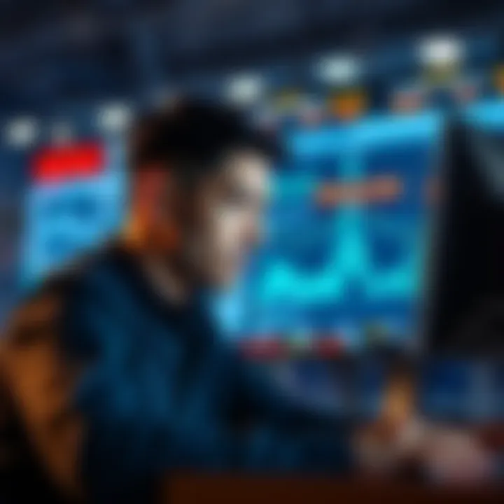 A concerned person looking at their computer screen displaying an unconfirmed Bitcoin transaction.